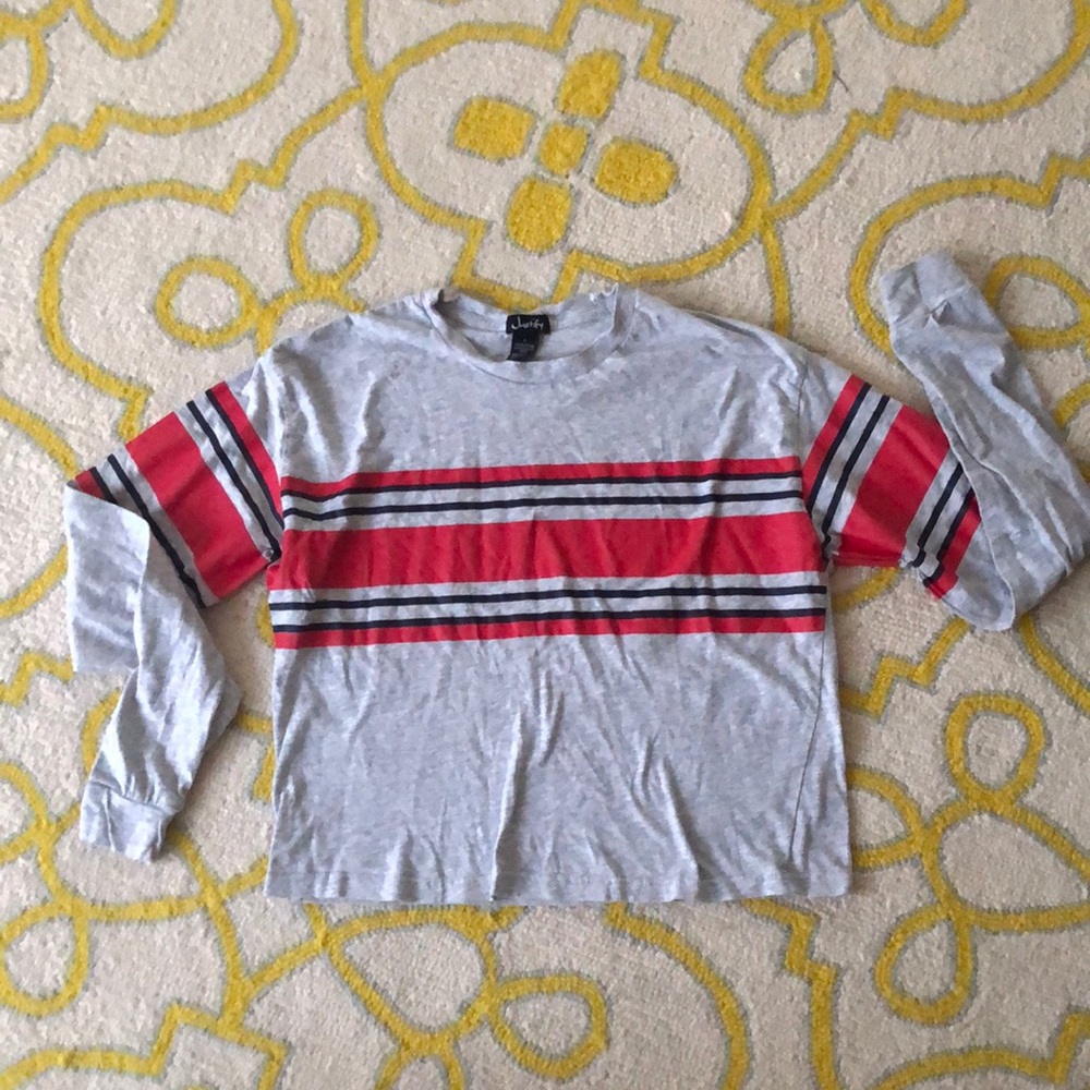Justify LS Cropped Shirt-Sz L